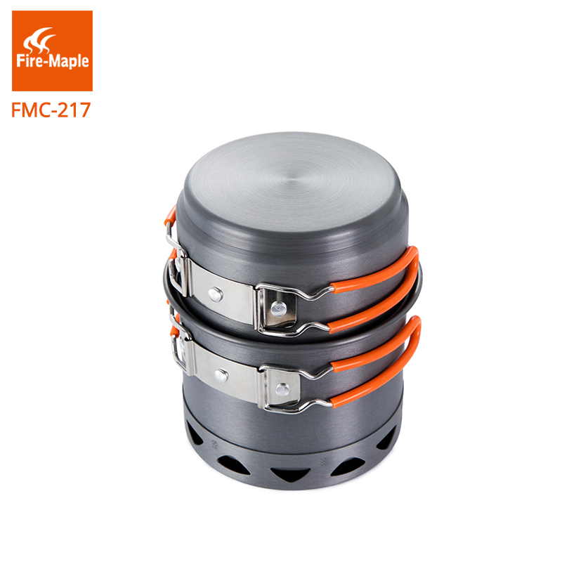 Outdoor Camping Glamping Share - Fire Maple ชุดเครื่องครัวกลางแจ้งขนาดกะทัดรัดพับได้ความร้อน Exchang หม้อ FMC-217