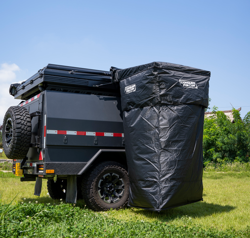 Outdoor Camping Tent - เต็นท์อาบน้ำพกพาสำหรับตั้งแคมป์กลางแจ้ง เต็นท์รถยนต์สำหรับการอาบน้ำแบบพกพาที่สะดวกสบาย