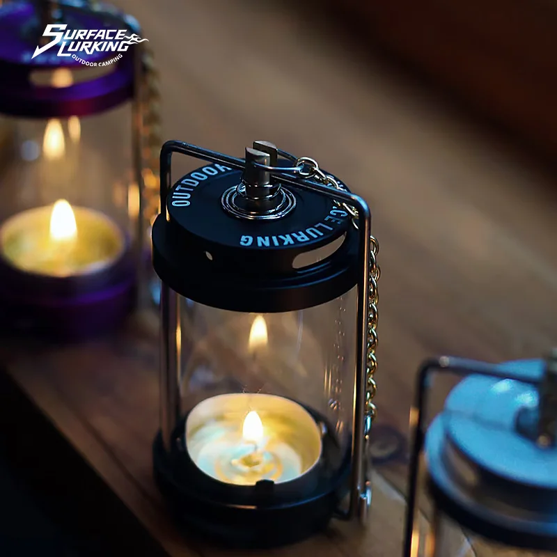 Outdoor Camping Glamping Share - GOPEAK กลางแจ้งไฟเทียนชุด Picnic Camping Retro ตกแต่งบรรยากาศ