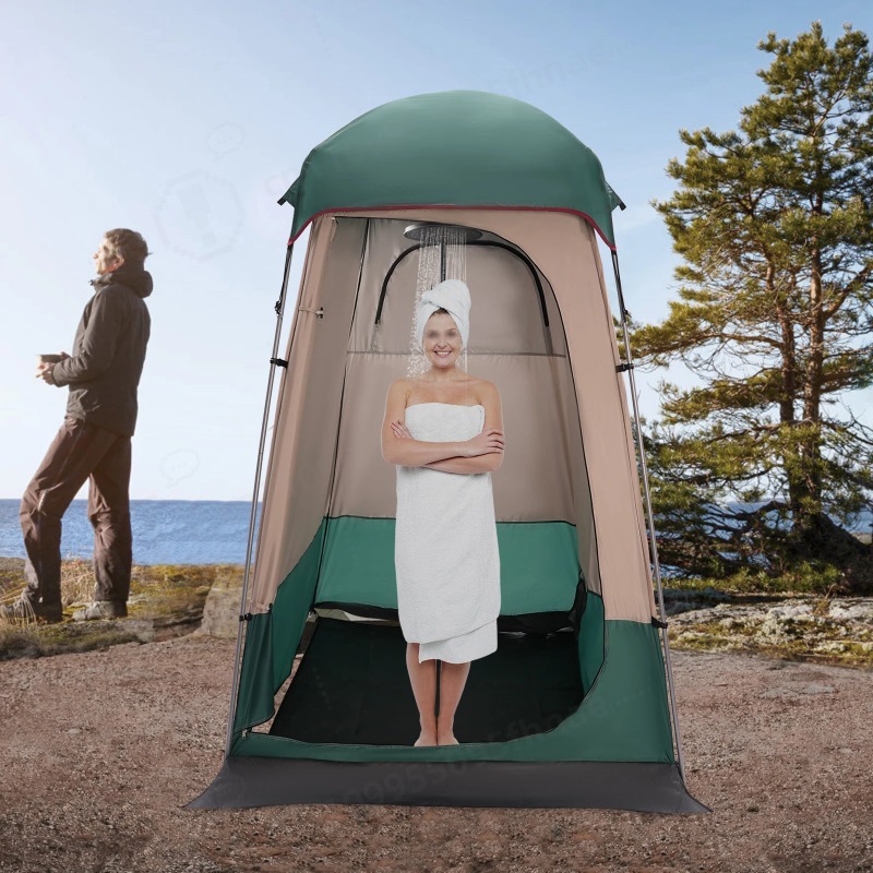 Outdoor Camping Toilet Tent - เต็นท์ส่วนตัวสำหรับตั้งแคมป์กลางแจ้ง, เต็นท์อาบน้ำสำหรับเดินป่า, เต็นท์ห้องน้ำแบบพกพาสำหรับตกปลา, แคมป์ปิ้ง, กิจกรรมกลางแจ้ง
