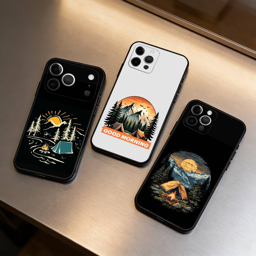 Outdoor Camping Quotes - เคสโทรศัพท์ N-Nature Outdoor Camping สำหรับ iPhone