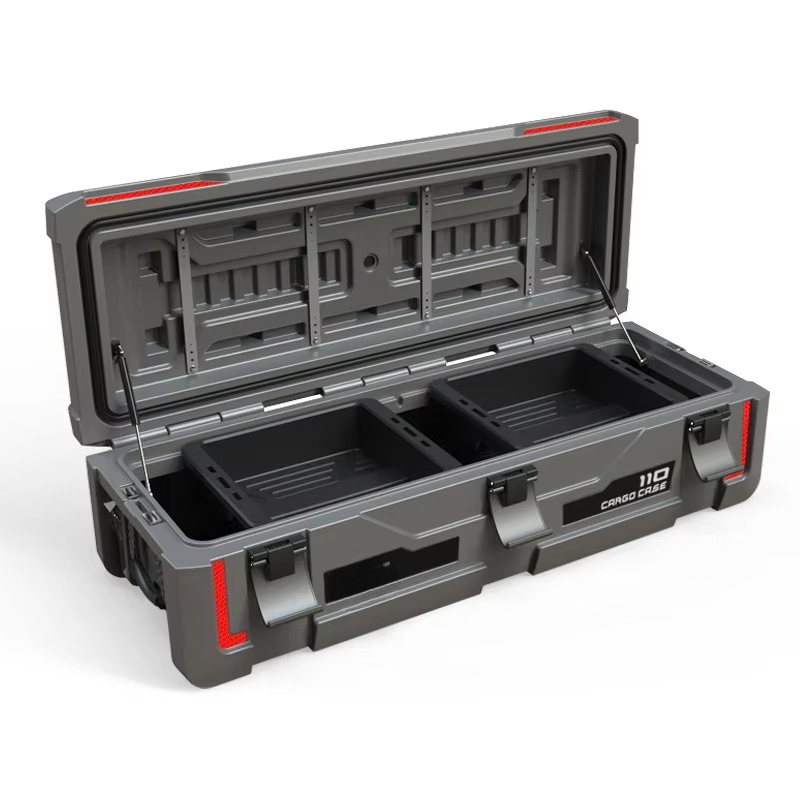 Outdoor Camping Box - อุปกรณ์แคมป์ปิ้งกลางแจ้ง 4x4 รุ่นใหม่ กล่องเก็บเครื่องมือพลาสติก 110 ช่อง