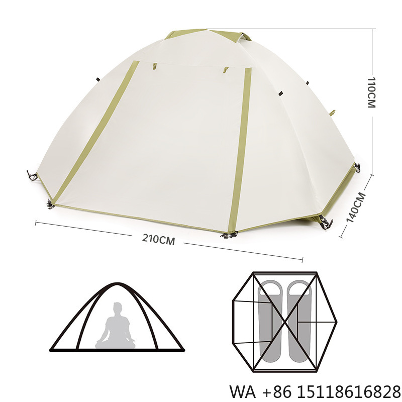 Outdoor Camping Tent - เต็นท์เดินป่า ปีนเขา เทรคกิ้ง แคมป์ปิ้ง แบบสองชั้น กันน้ำ