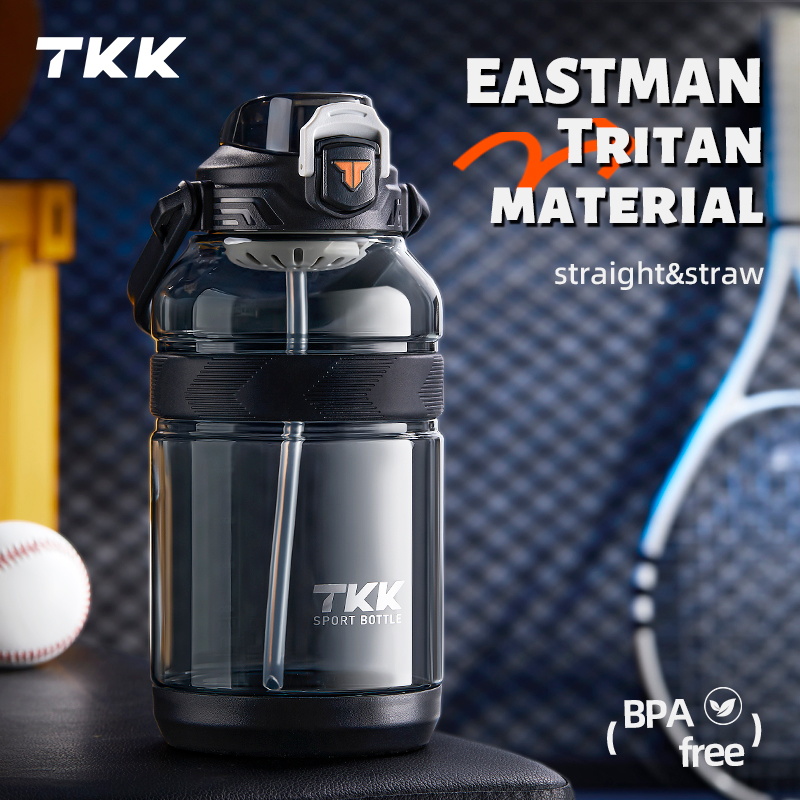 Outdoor Camping Activities For Adults - TKK กระบอกน้ำกีฬากลางแจ้งปลอดสาร BPA 2L/1.2L กันรั่วด้ามจับกันลื่นเหมาะสำหรับยิมโยคะการเดินทางการตั้งแคมป์