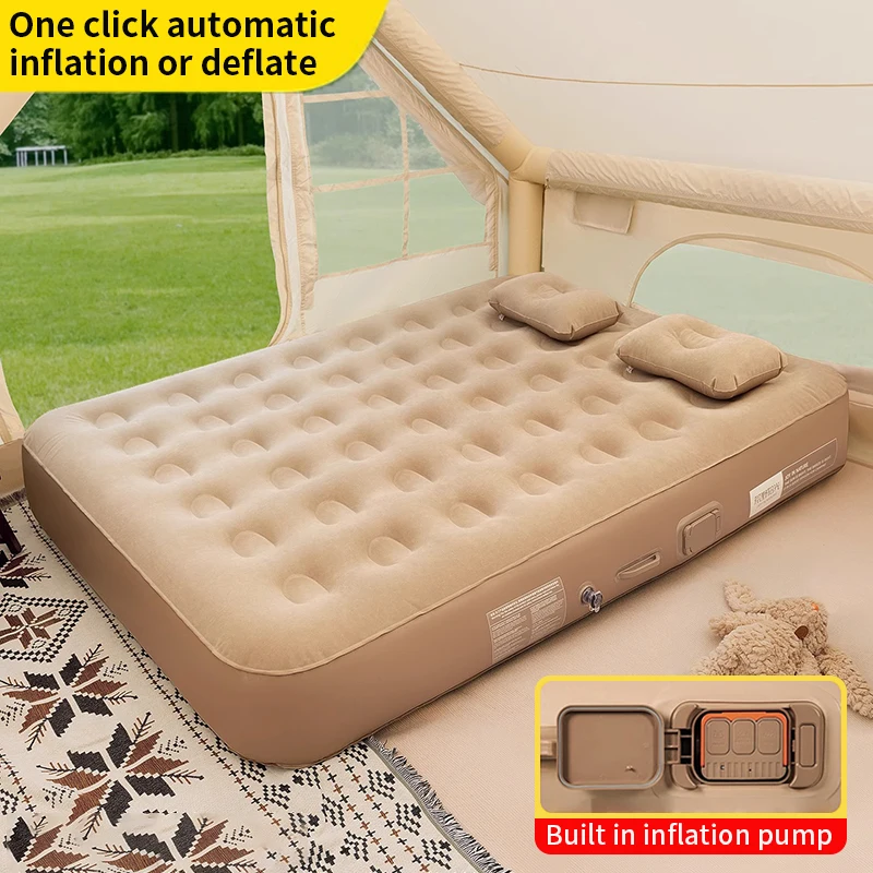 Camping Outdoor Or Indoor - ใหม่ Air ที่นอนในตัวปั๊ม Self-inflating MAT เบาะเต็นท์กลางแจ้ง