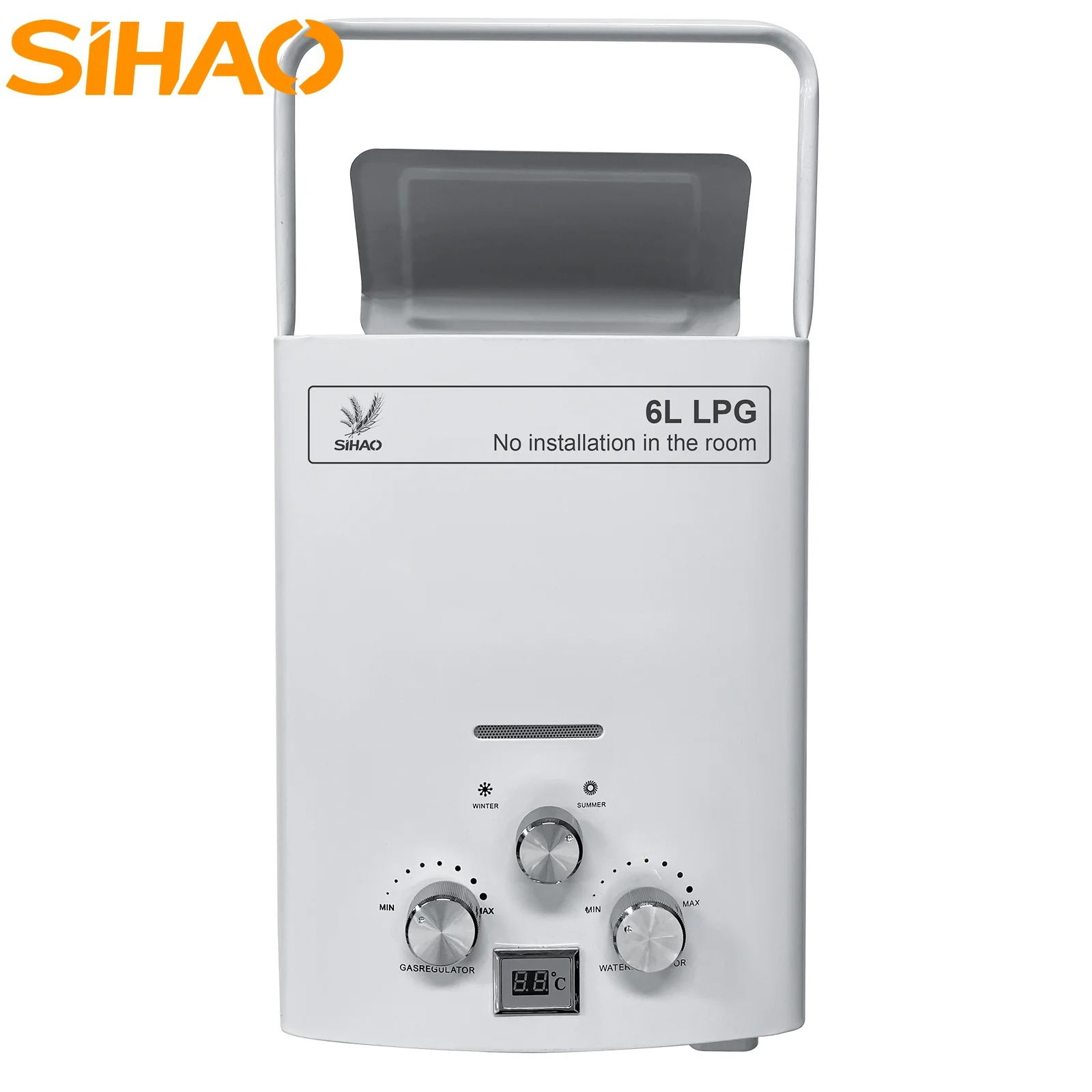 Outdoor Camping Water Heater - เครื่องทำน้ำอุ่นแก๊สแอลพีจี | SIHAO เครื่องทำน้ำอุ่นแก๊ส LPG แบบพกพา
