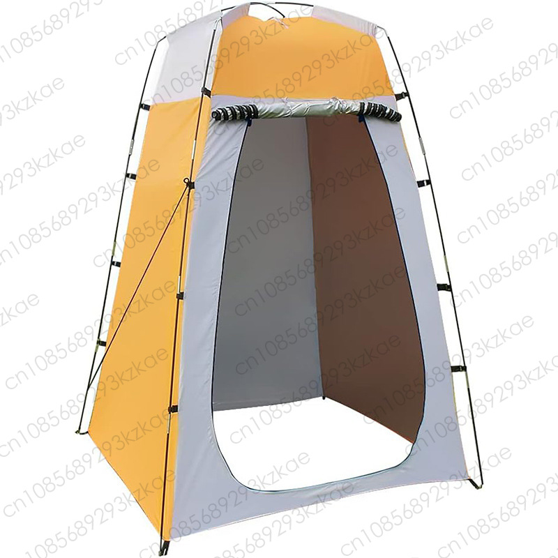 Outdoor Camping Toilet Tent - เต็นท์ห้องน้ำกลางแจ้งแบบพกพา ห้องอาบน้ำเปลี่ยนเสื้อผ้าแบบมีหลังคา ห้องอาบน้ำเคลื่อนที่สำหรับตั้งแคมป์ ห้องอาบน้ำสำหรับตกปลา