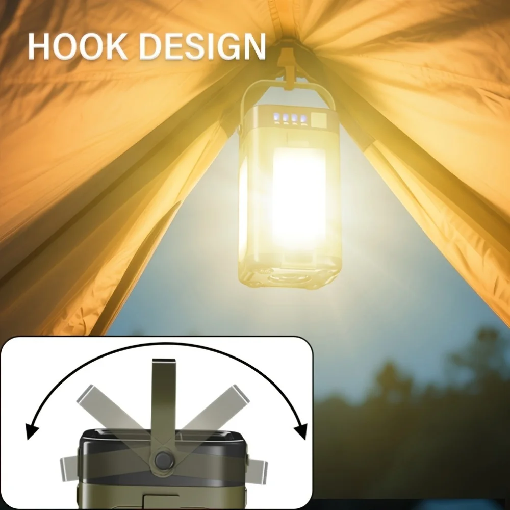 ไฟแคมป์ปิ้งพกพาพลังงานแสงอาทิต - Outdoor Camping Tent บทวิจารณ์และราคา