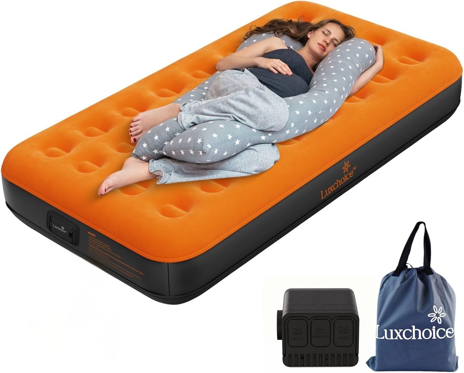 ที่นอนลมคู่พร้อมปั๊มลมในตัว, ท - Outdoor Inflatable Camping Tent With Air Pump บทวิจารณ์และราคา