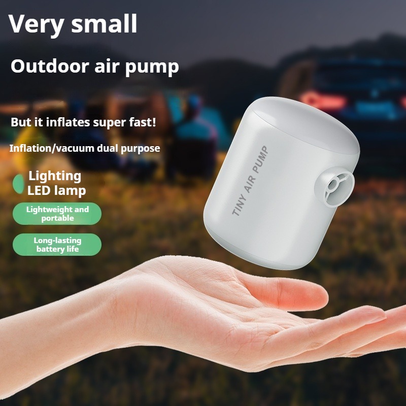 ปั๊มลมขนาดเล็กแบบพกพาปั๊มลมไฟฟ - Outdoor Inflatable Camping Tent With Air Pump บทวิจารณ์และราคา