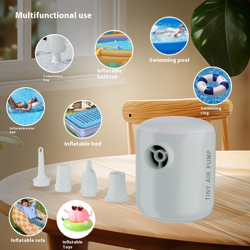ปั๊มลมขนาดเล็กแบบพกพาปั๊มลมไฟฟ - Outdoor Inflatable Camping Tent With Air Pump บทวิจารณ์และราคา