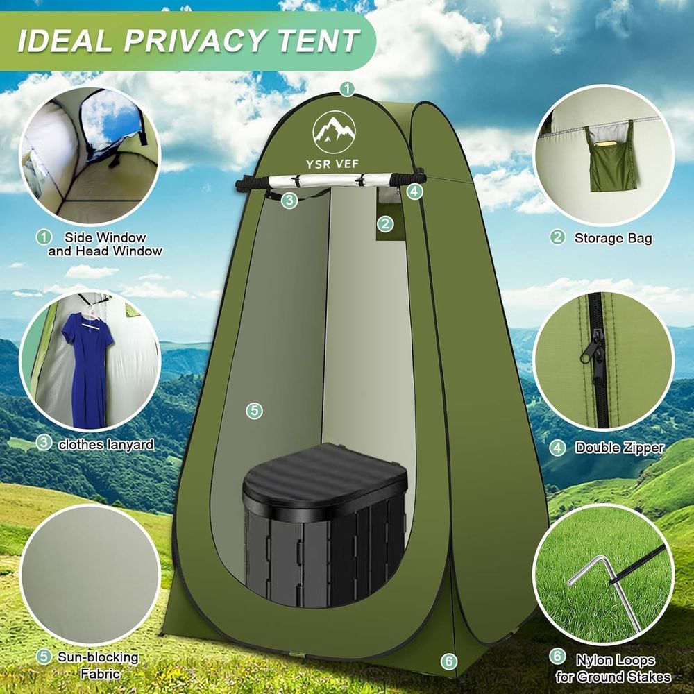ชุดห้องน้ำพกพา, ห้องน้ำสำหรับต - Outdoor Camping Tent บทวิจารณ์และราคา