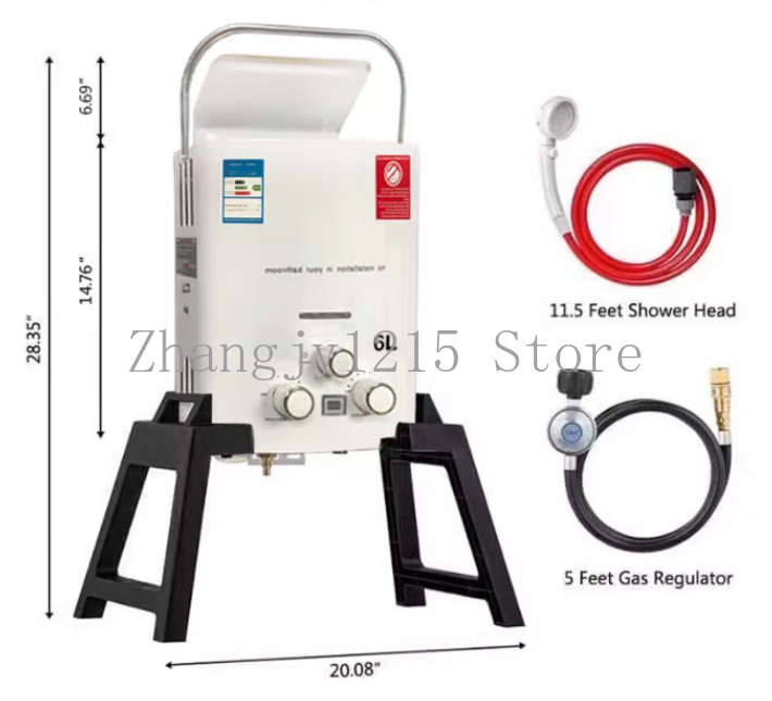เครื่องทำน้ำอุ่นแก๊ส LPG แบบไม - Outdoor Camping Gas Heater บทวิจารณ์และราคา
