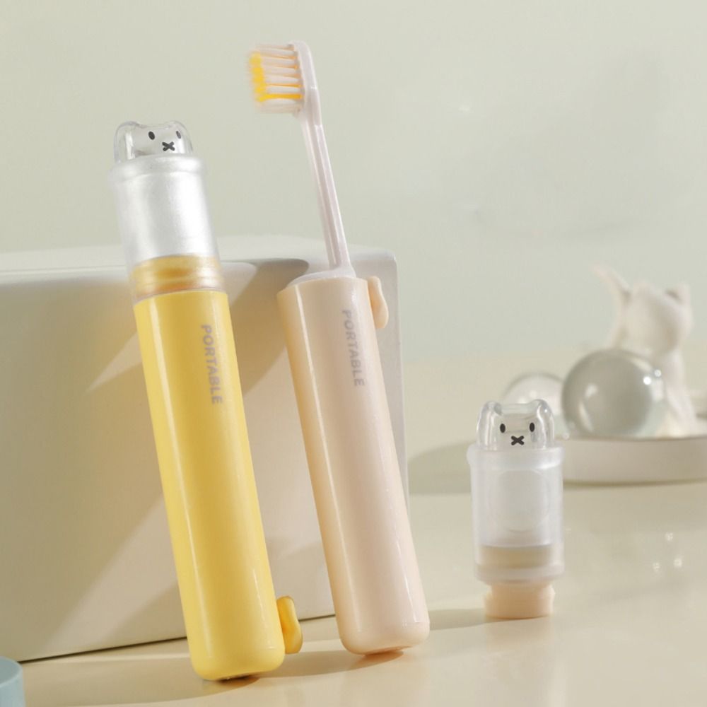 แปรงสีฟันพกพาแบบ 2-IN-1 น่ารัก - Travel Outdoor Camping Youtube บทวิจารณ์และราคา