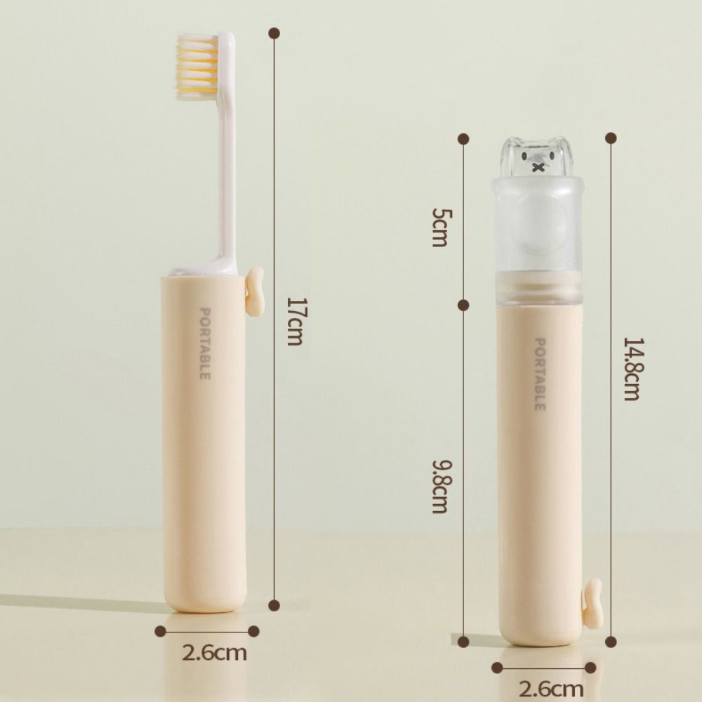 แปรงสีฟันพกพาแบบ 2-IN-1 น่ารัก - Travel Outdoor Camping Youtube บทวิจารณ์และราคา