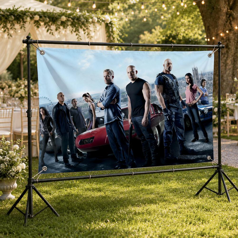 ธงตกแต่งลายภาพยนตร์แอคชั่น F-F - Outdoor Camping Movies บทวิจารณ์และราคา