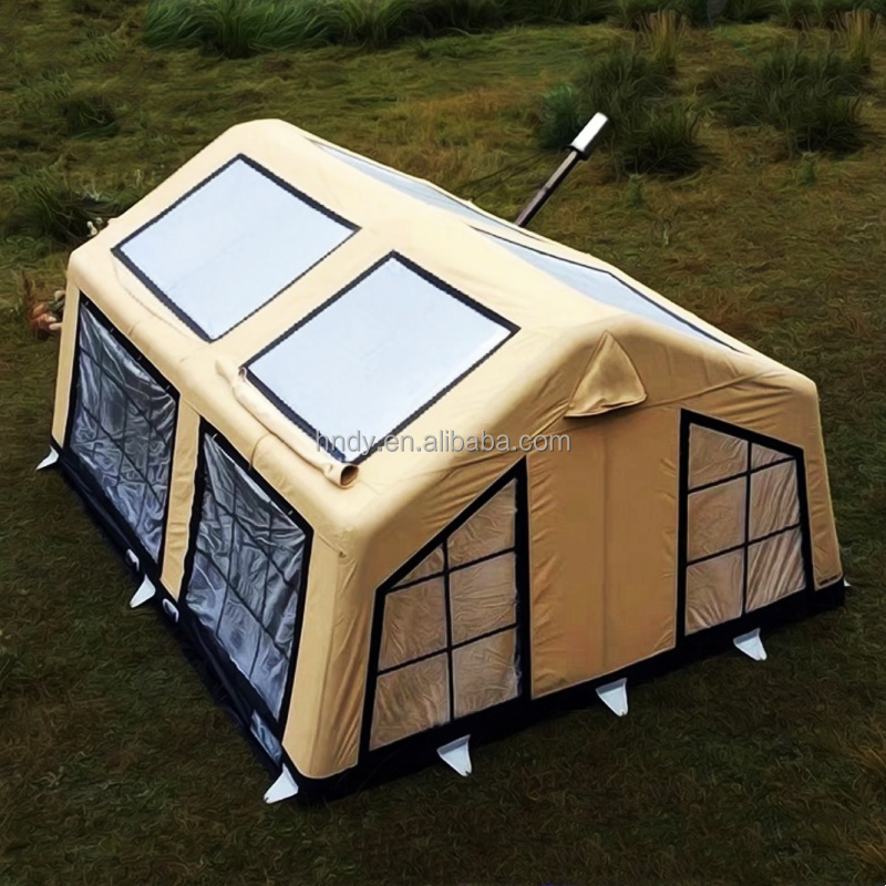 เต็นท์เป่าลม PVC กันน้ำสำหรับต - Outdoor Inflatable Camping Tent With Air Pump บทวิจารณ์และราคา