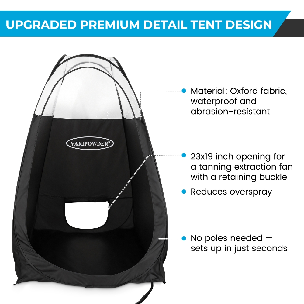 เต็นท์อาบแดดสีดำแบบพกพาสำหรับต - Outdoor Camping Toilet Tent บทวิจารณ์และราคา