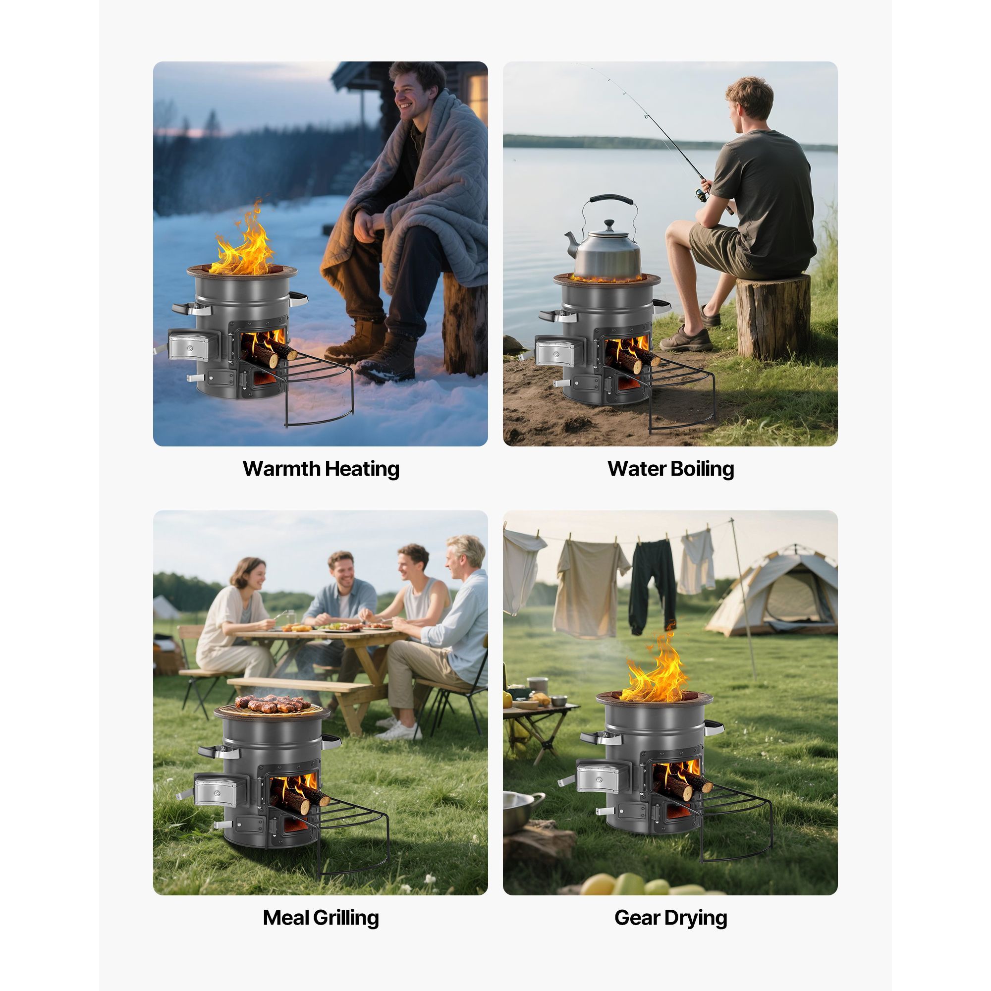 เตาจรวดสำหรับตั้งแคมป์, เตาจรว - Camping Outdoor Or Indoor บทวิจารณ์และราคา