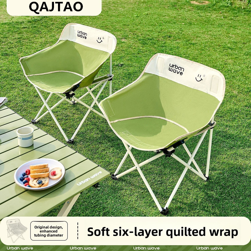 เก้าอี้พับกลางแจ้ง QAJTAO สีเข - Outdoor Camping High Chair บทวิจารณ์และราคา