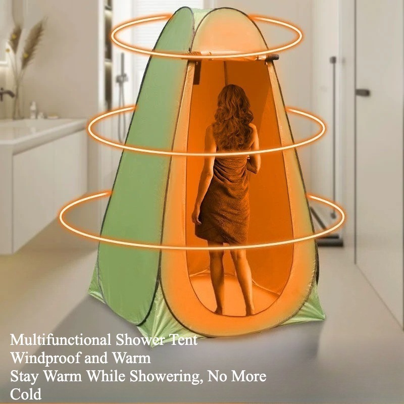 เต็นท์อาบน้ำพับได้แบบพกพา รุ่น - Outdoor Camping Toilet Tent บทวิจารณ์และราคา