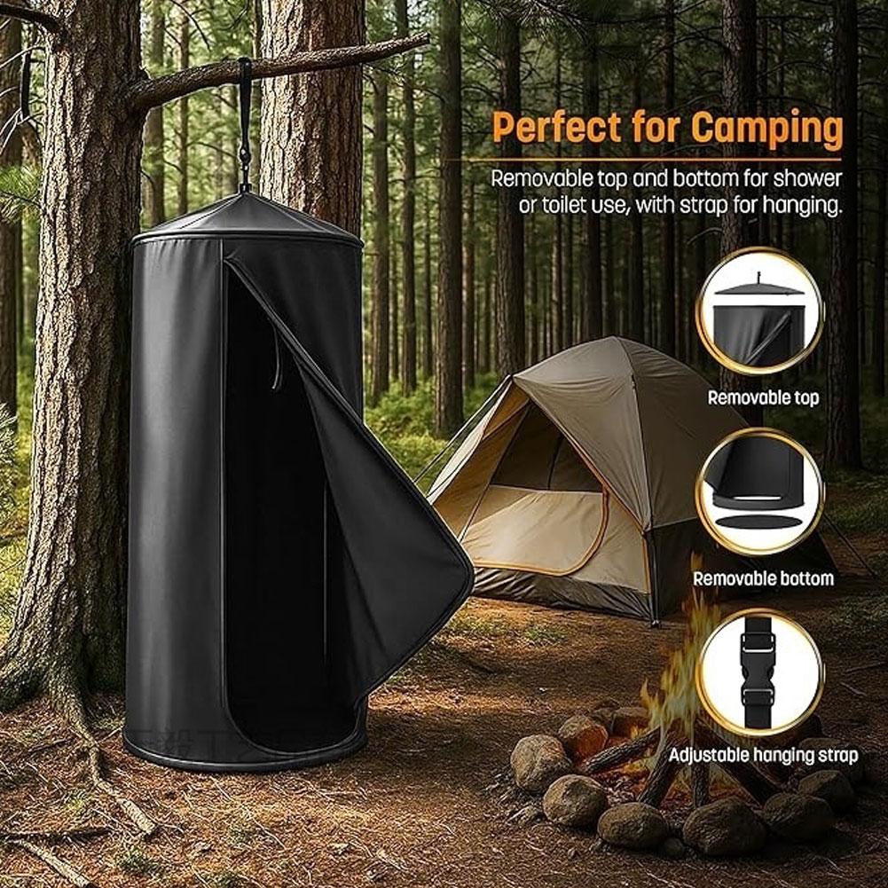 ห้องอาบน้ำและเปลี่ยนเสื้อผ้าแบ - Outdoor Camping Toilet Tent บทวิจารณ์และราคา