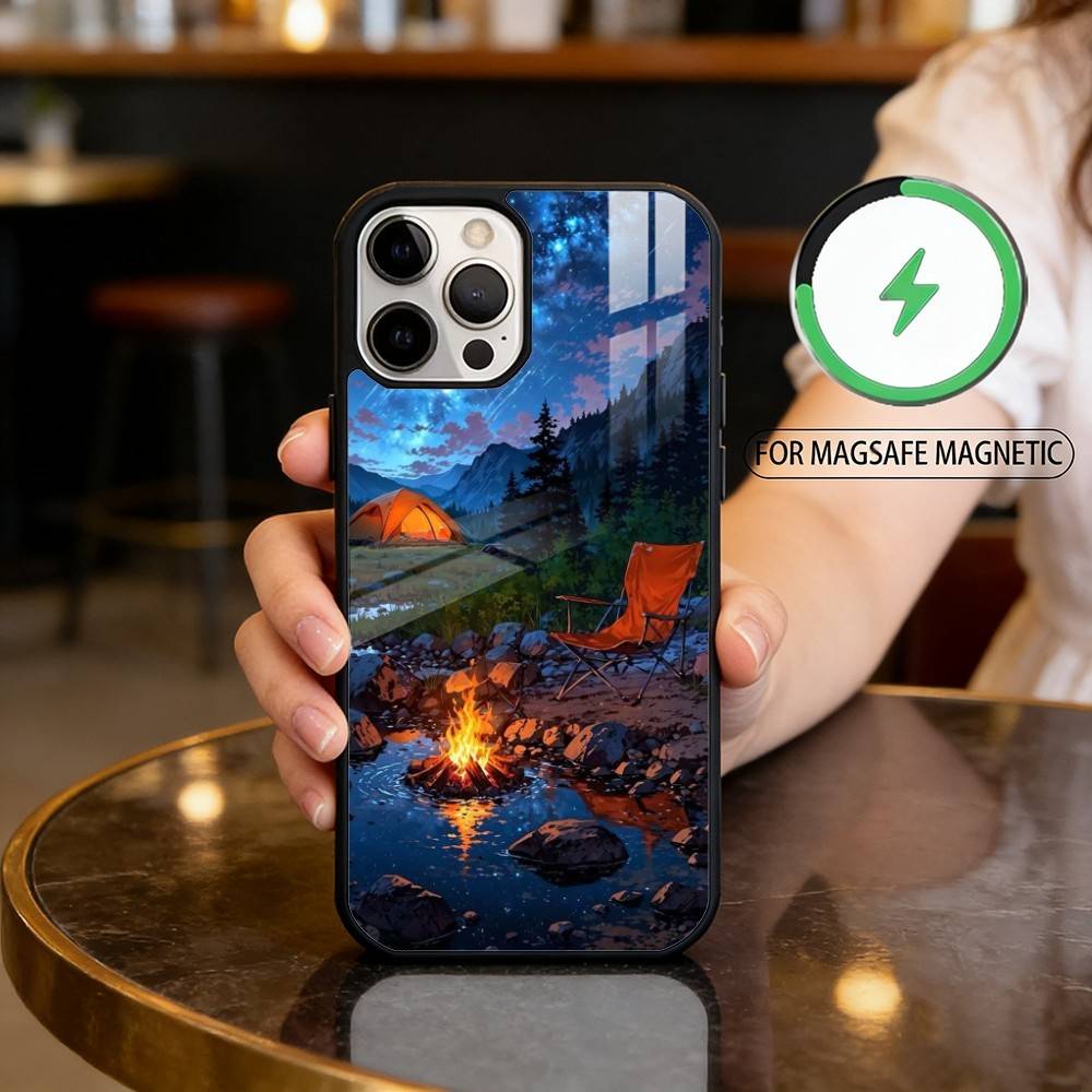 เคสโทรศัพท์ลายธรรมชาติภูเขาสำห - Outdoor Camping Quotes บทวิจารณ์และราคา