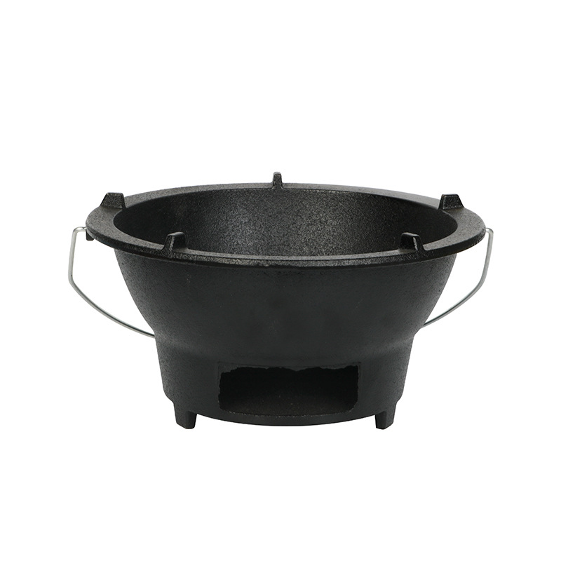 เตาฮิบาชิเหล็กหล่อแบบพกพา เตาบ - Japanese Outdoor Camping บทวิจารณ์และราคา