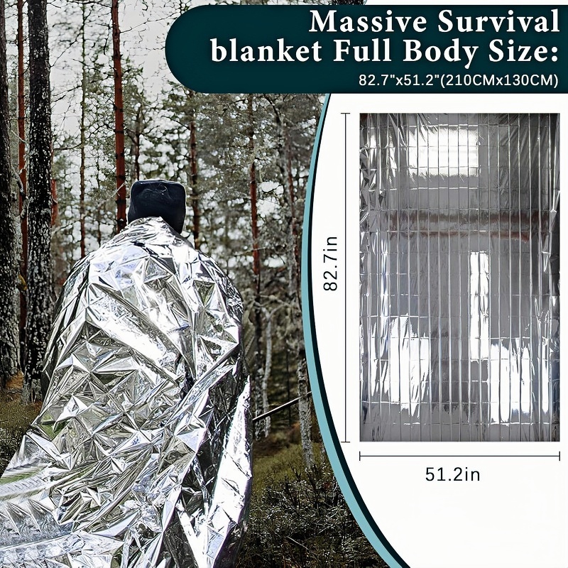 ผ้าห่มกันความร้อนไมลาร์สำหรับเ - Outdoor Camping Heated Blanket บทวิจารณ์และราคา