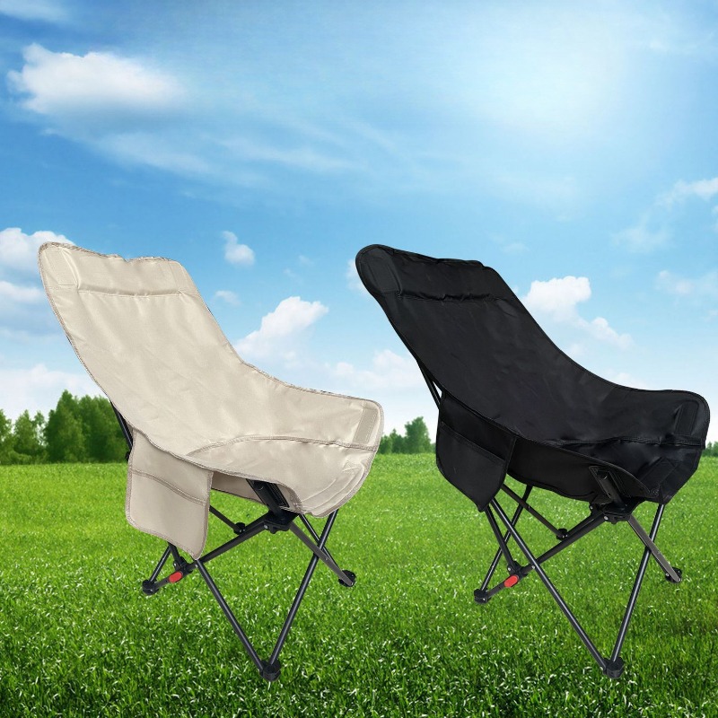 เก้าอี้พักผ่อนพับได้ปรับระดับไ - Outdoor Camping High Chair บทวิจารณ์และราคา