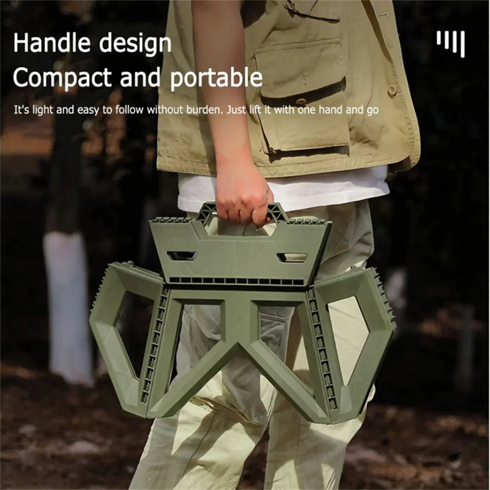 เก้าอี้พับได้, เก้าอี้พลาสติกพ - Outdoor Camping High Chair บทวิจารณ์และราคา