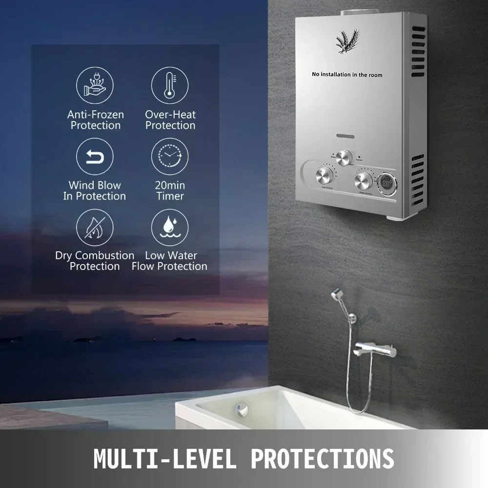 เครื่องทำน้ำอุ่นแก๊ส SIHAO LPG - Outdoor Camping Water Heater บทวิจารณ์และราคา