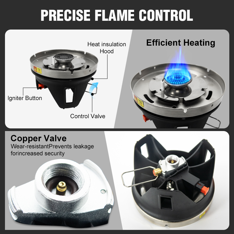 WESTTUNE ระบบทําอาหารกลางแจ้ง  - Outdoor Camping Gas Heater บทวิจารณ์และราคา