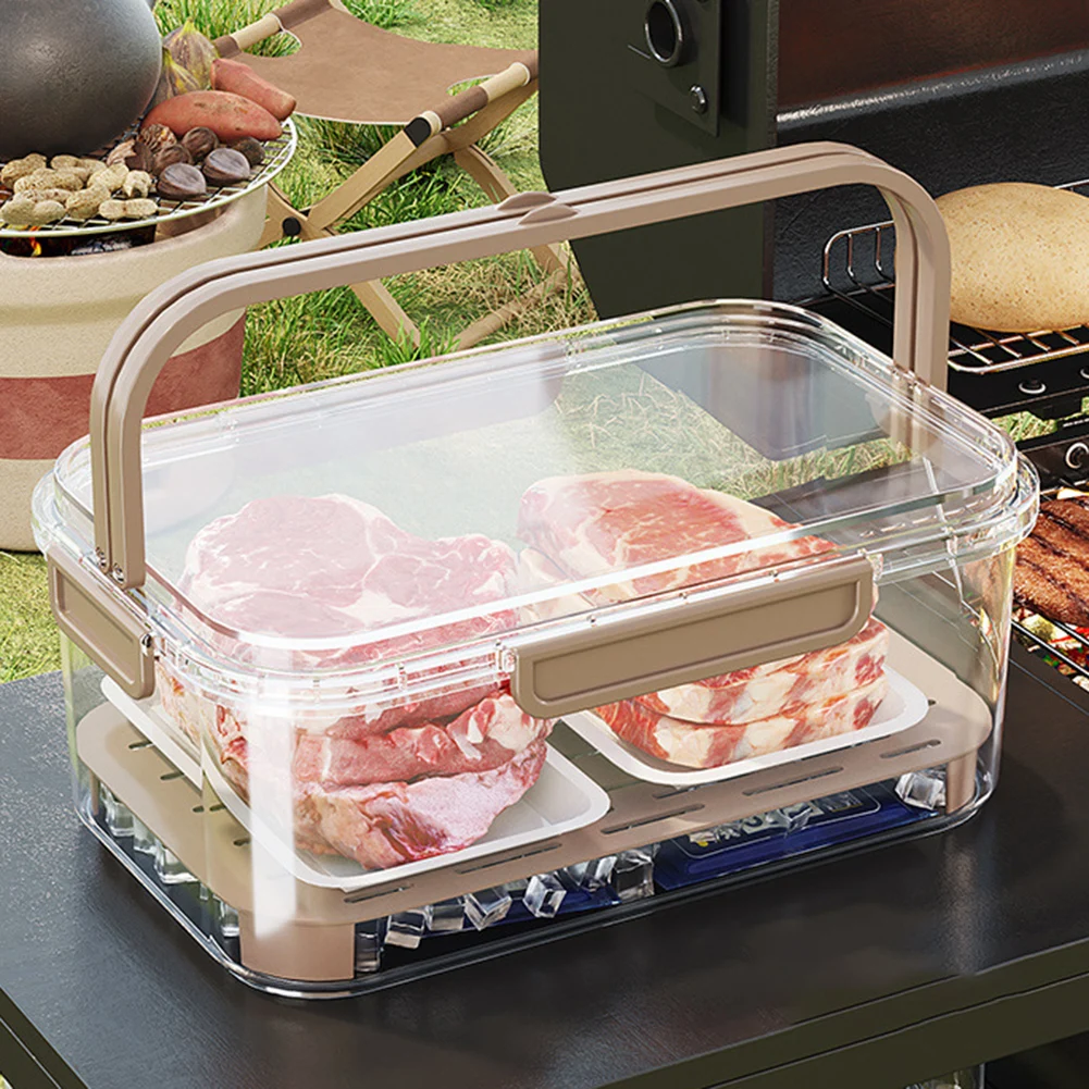 ภาชนะเก็บอาหารแบบพกพาขนาดใหญ่ค - Outdoor Camping Box บทวิจารณ์และราคา