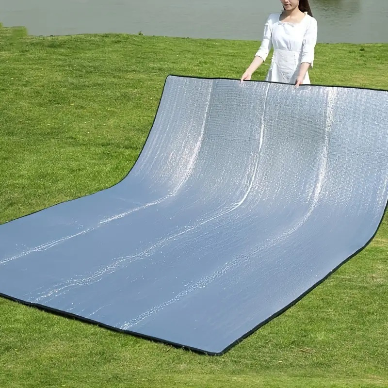 Camping Mat โฟมฟอยล์ผ้าห่มอลูม - Outdoor Camping Heated Blanket บทวิจารณ์และราคา