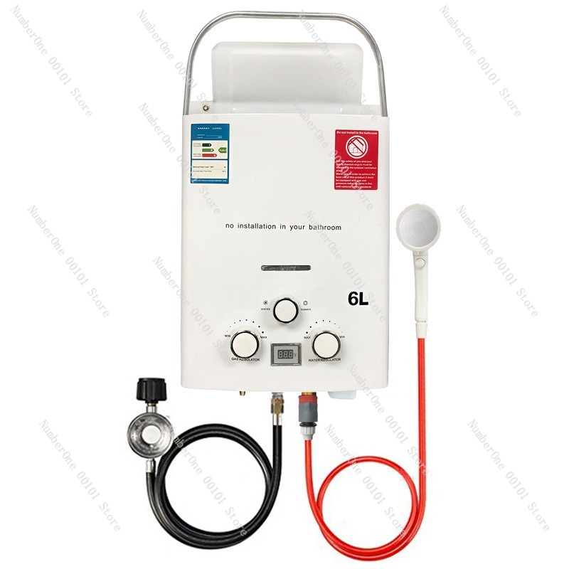 เครื่องทำน้ำอุ่นแก๊ส LPG แบบไม - Outdoor Camping Water Heater บทวิจารณ์และราคา