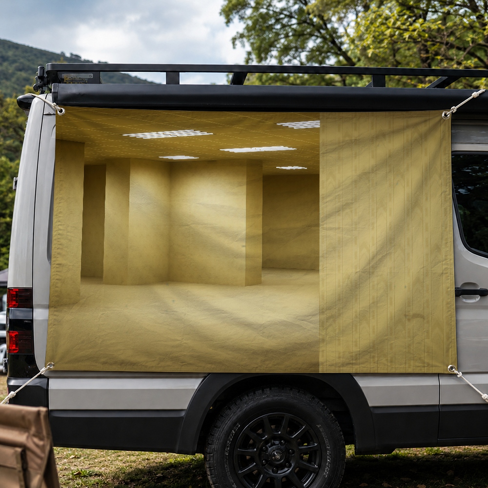 B-Backrooms ภาพยนตร์ แบนเนอร์แ - Outdoor Camping Movies บทวิจารณ์และราคา