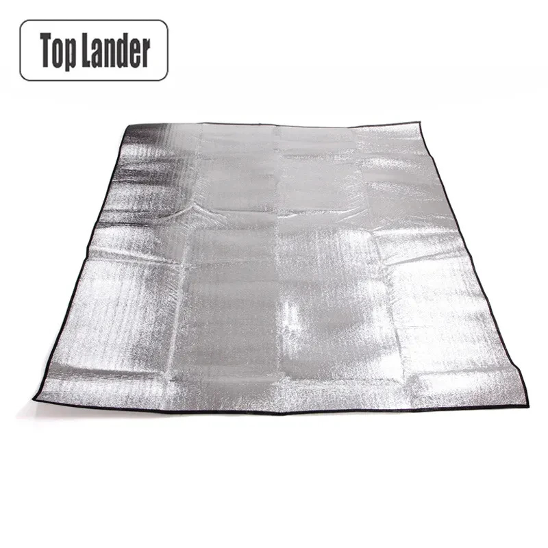 Camping Mat โฟมฟอยล์ผ้าห่มอลูม - Outdoor Camping Heated Blanket บทวิจารณ์และราคา