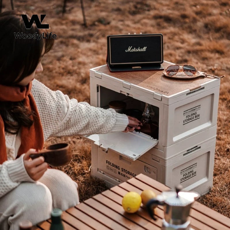 กล่องเก็บของพับได้สำหรับแคมป์ป - Japanese Outdoor Camping บทวิจารณ์และราคา