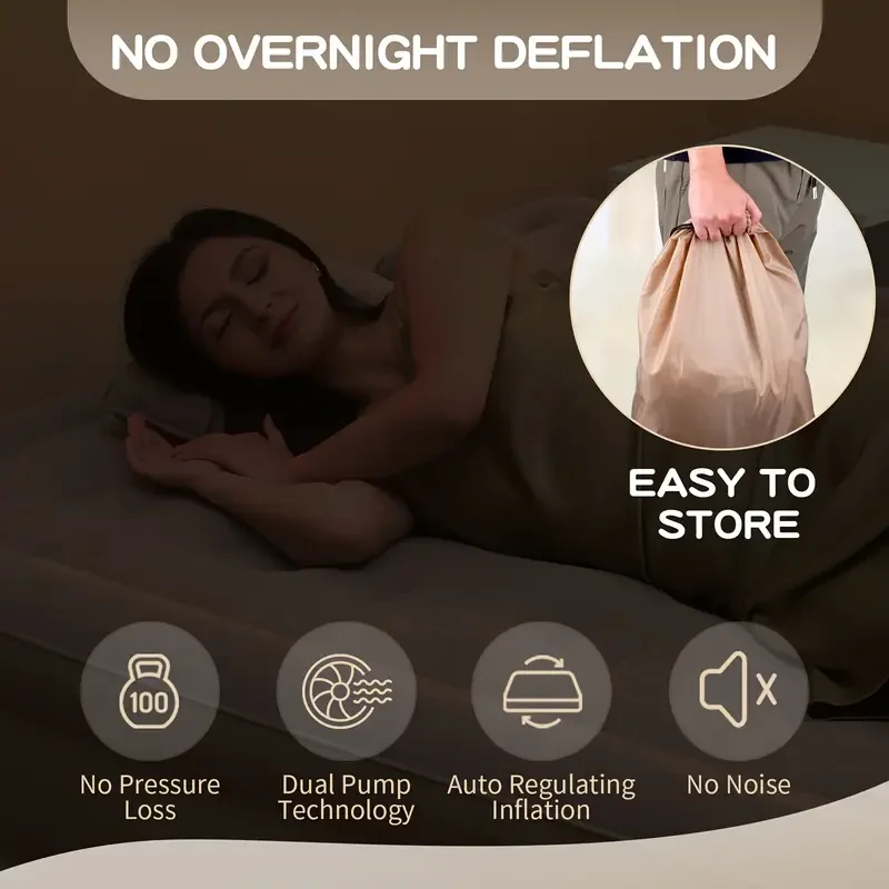 ที่นอนลมสำหรับแคมป์ปิ้งแบบพกพา - Outdoor Camping Mattress บทวิจารณ์และราคา
