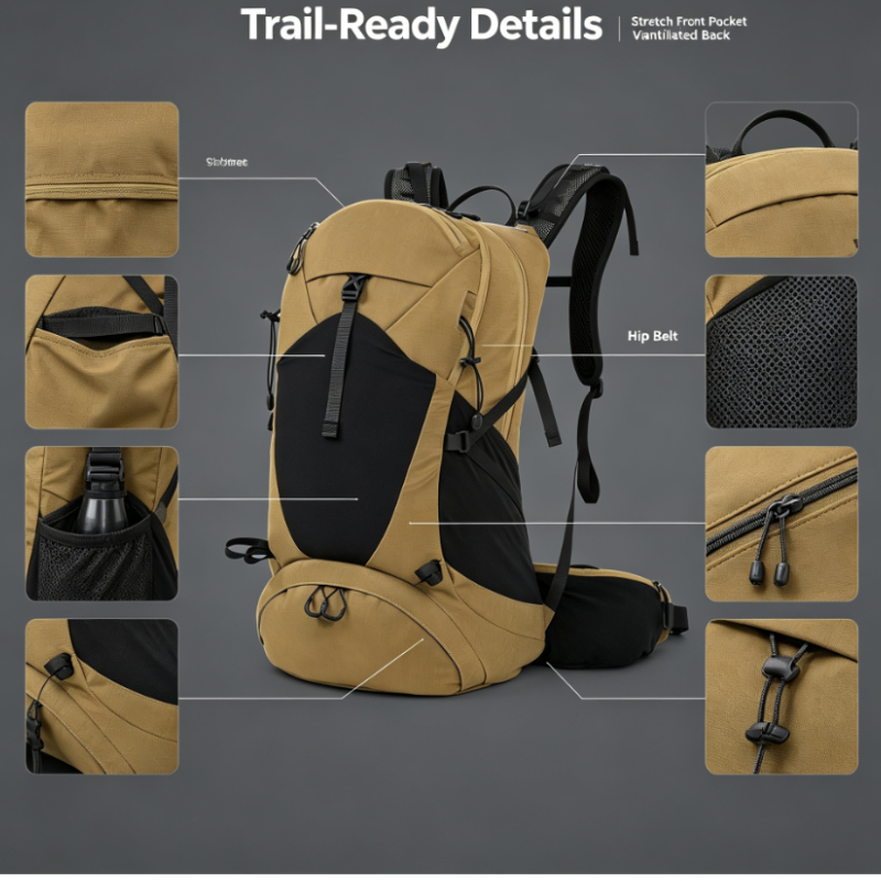 กระเป๋าเป้เดินป่าขนาดใหญ่ กันน - Outdoor Camping Tent บทวิจารณ์และราคา