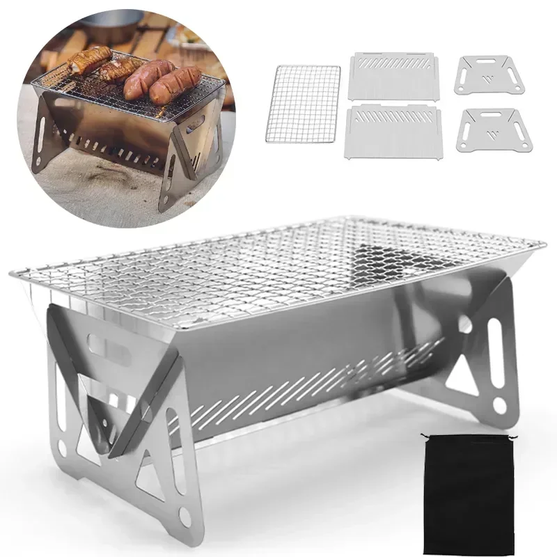 เตาย่างบาร์บีคิวแบบพับได้พกพา  - Outdoor Camping Gas Heater บทวิจารณ์และราคา