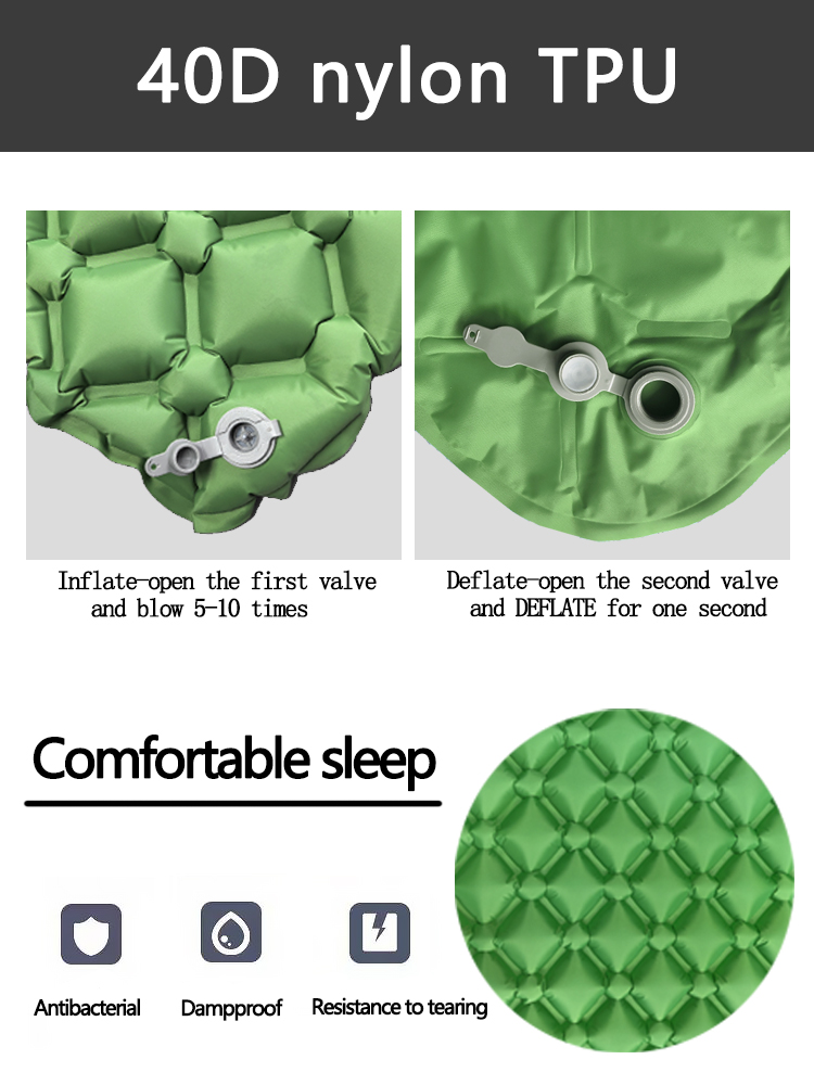 ที่นอนเป่าลมสำหรับตั้งแคมป์ในเ - Outdoor Camping Mattress บทวิจารณ์และราคา